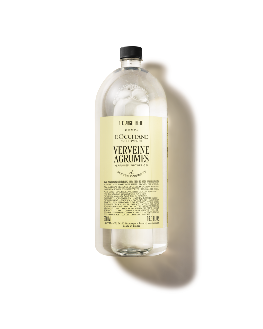 Sabonete Líquido Corporal Perfumado Verveine Agrumes 500mL (Verbena Citrus)